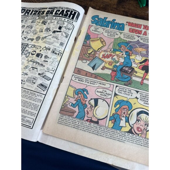 Archie Giant Sabrina The Teenage Witch #7 August 1972 Vintage Bagged Boarded - Picture 4 of 5